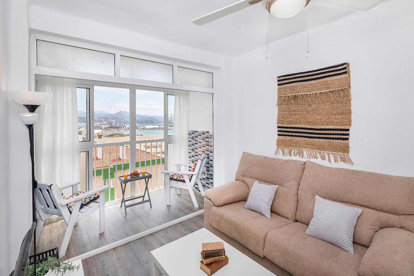 Impresionante Vista Al Mar - Elegante Apartamento マラガ エクステリア 写真